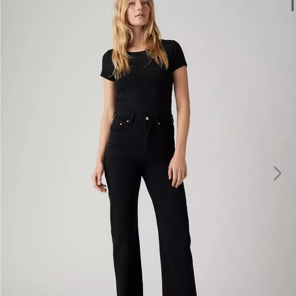Levi Ribcage Straight Ankle Jeans